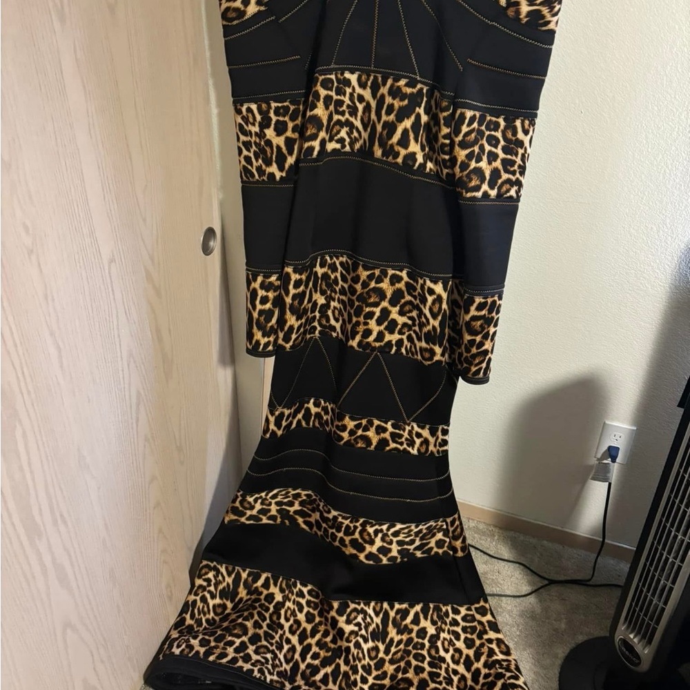 Leopard Print Maxi Dress